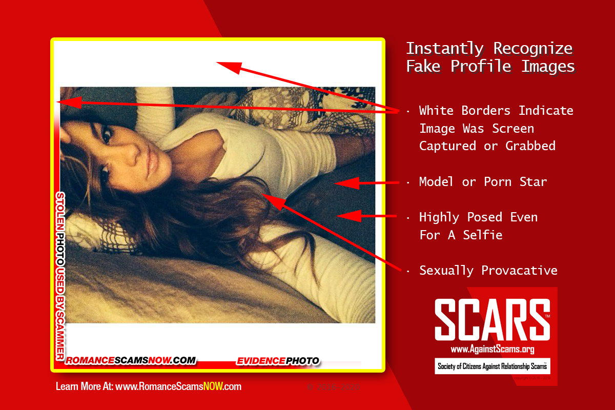 Stolen Photos Of Women/Females Used By Scammers